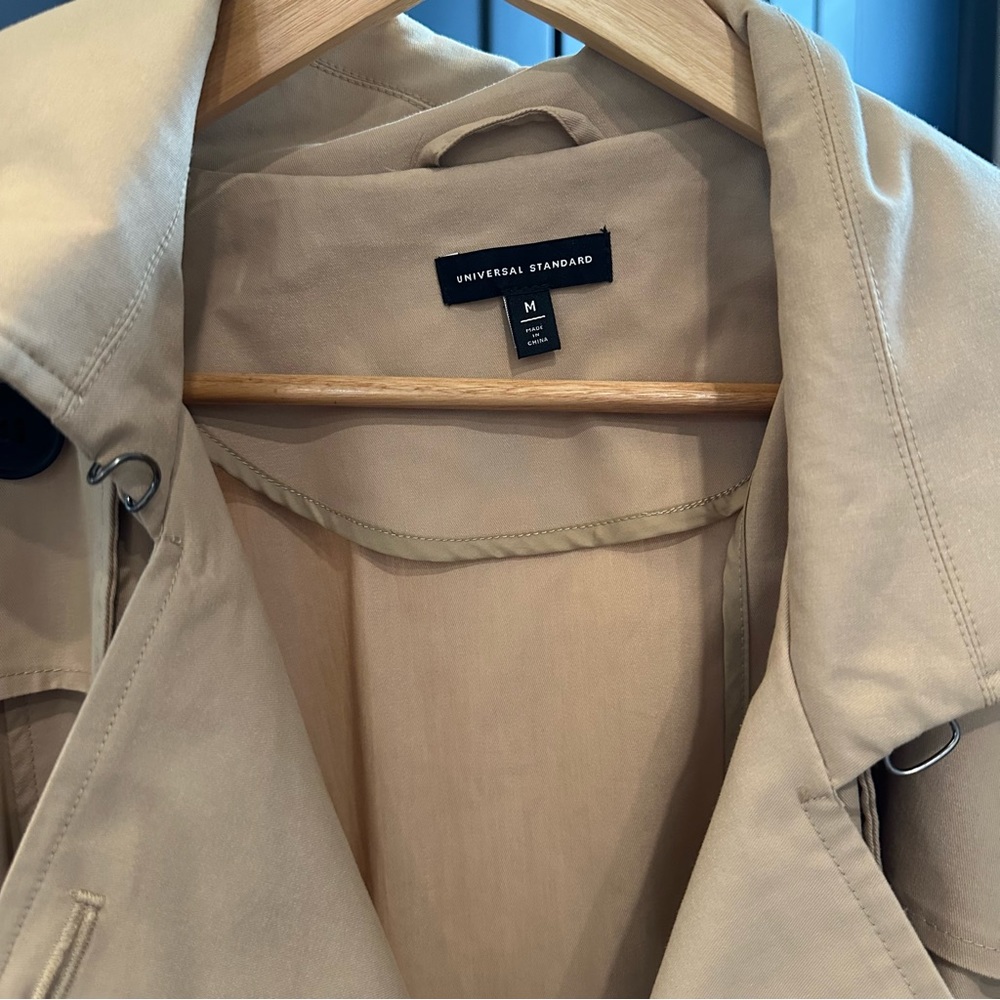 Universal Standard Tan Trench Coat - Picture 2 of 5